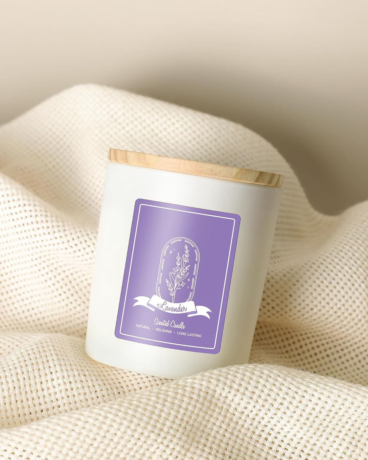 Solroma Lavender Scented Candles for Women - Aromatherapy Candle with Crystals Inside, 10oz Soy Candles for Home Scented, Birthday Gifts Mothers Day Candle for Women Mom