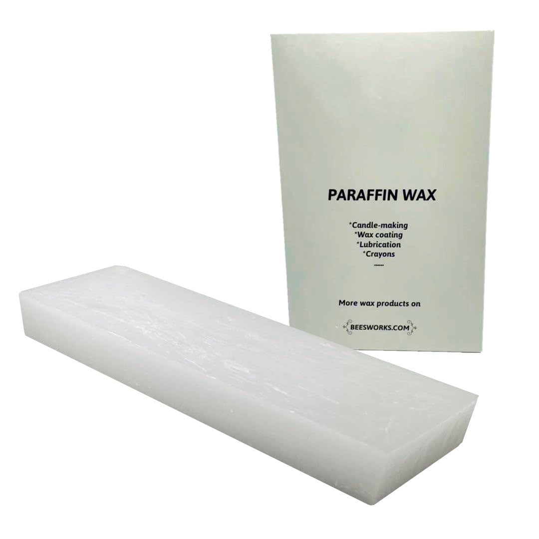 Solroma Paraffin Wax - 1 lb Refined General Purpose Paraffin Wax - Pure Wax for DIY Candle Making, Canning, Waterproofing, Metal Preservation and More